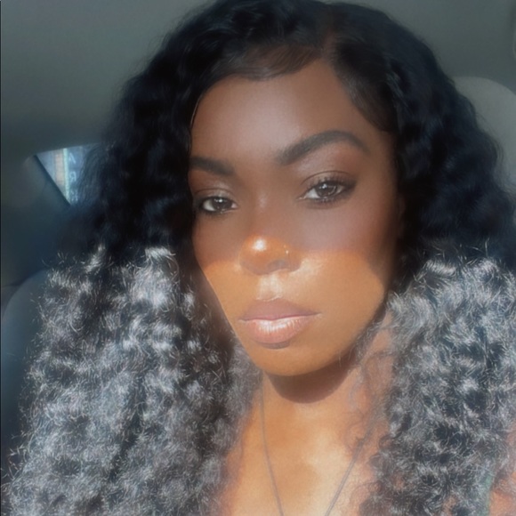 💫 100% HUMAN HAIR 22” DEEP BRAZILIAN WAVY LACE FRONT 4 x 4 FRONT PART WIG - Picture 11 of 15